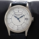 Patek Philippe Calatrava Ref 5296 18K Gold Silver Sector Dial